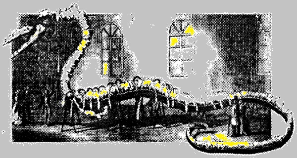 Скелет морского змея